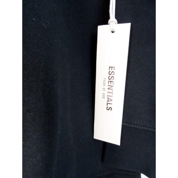 Fear of God Essentials Crew Neck  Sweatshirt Black Unisex XXS Oversized NWT - Picture 4 of 12